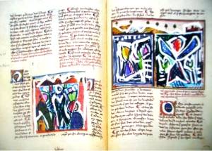 Nicolau Sai�o, P�gina do Livro das P�trias (pormenor)